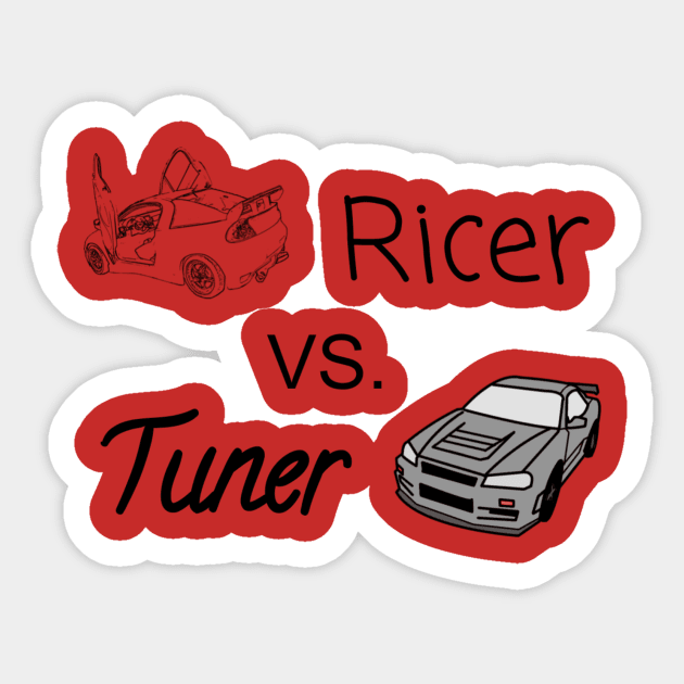Ricer stickers top